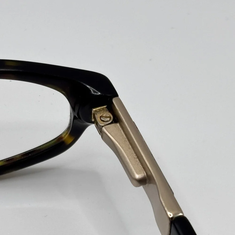 Dark Academia Eyeglasses Coach Kinslee HC 6037 51mm Dark Tortoise Acetate Gold
